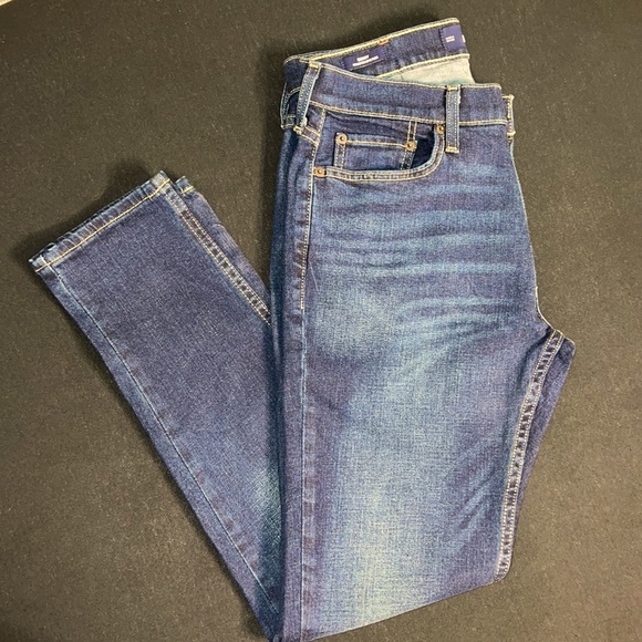 Hollister Mens Dark Wash 3x3 Epic Flex 